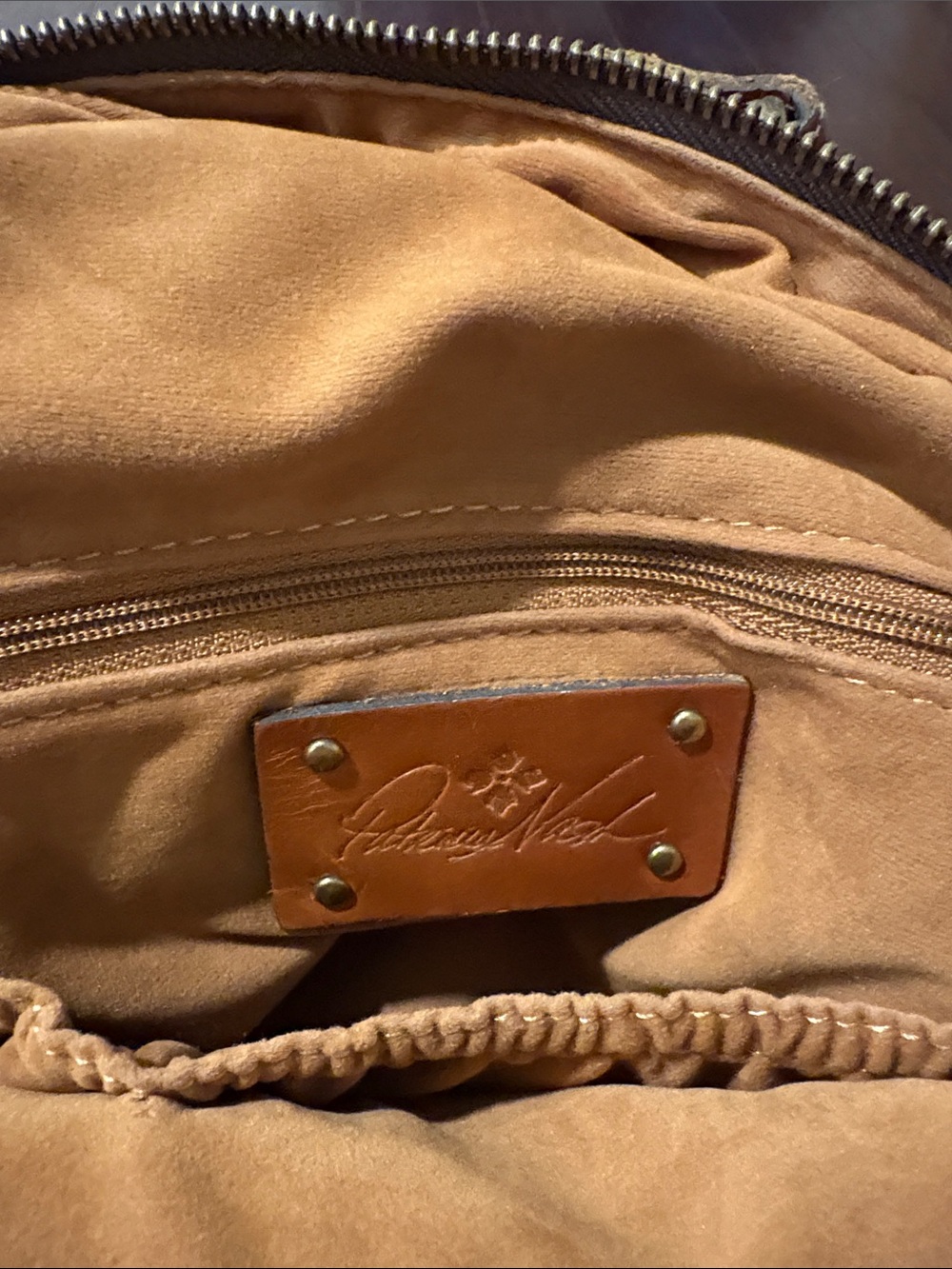 Patricia Nash Small Brown Leather Backpack Purse - Picture 2 of 8